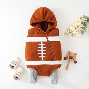 Amazon baby football costume soft fleece fall vibes NFL infant size 100 2T 3T 🏈